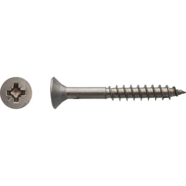 Vis pour panneaux agglomérés tête fraisée Pozidriv® filetage partiel Inox A4