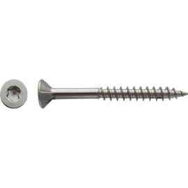 Vis pour panneaux agglomérés tête fraisée Torx® filetage partiel Inox A2