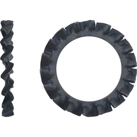 Rondelle éventail à dentures extérieures (AZ) DIN 6798 A brut