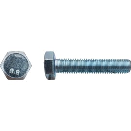 Vis tête hexagonale filetage total ISO 4017 classe 8,8 Zingué