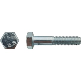 Vis tête hexagonale filetage partiel ISO 4014 classe 8,8 Zingué