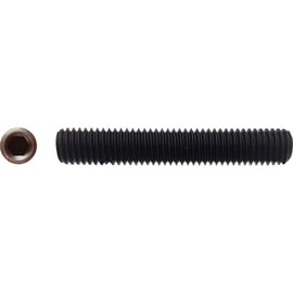 Vis à métaux sans tête à bout plat six pans creux (STHC) brut - 3 x 5 mm