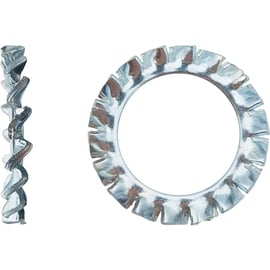 Rondelle éventail à dentures extérieures (AZ) DIN 6798 A Zingué