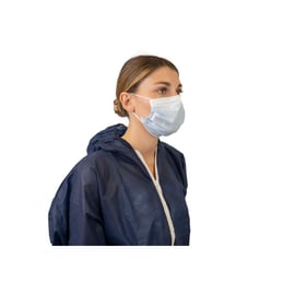 Combinaison à usage court à capuche bleue