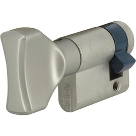 Demi-cylindre à bouton plat