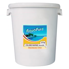 Granulés chlore rapide - 25 kg