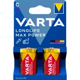 Pile LONGLIFE POWER MAX - LR14/C - 1,5 V - pack de 2