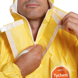 Combinaison à usage court Tychem 2000 C avec chaussettes Type 3B/4B/5B/6B