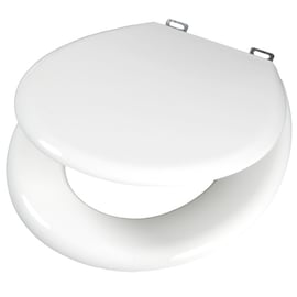 Abattant WC TRADITION bois réticulé blanc