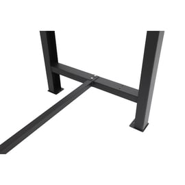 Établi d'atelier fixe en bois massif