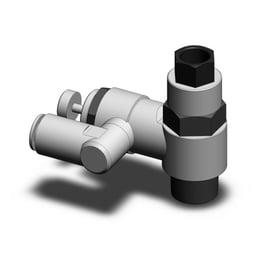 Régleur de débit avec clapet anti-retour piloté croisé série ASP - PBT - R1/8" - 6 mm - ASP330F-01-06S