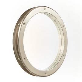 Hublot pour porte rond métal