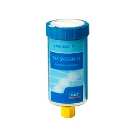 Graisseur automatique monopoint à gaz LAGD - Contenance : 125 ml - Diamètre de raccordement : R1/4" - Type de graisse : multiusage