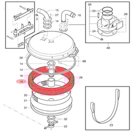 Filtre pour aspirateur ECOIL