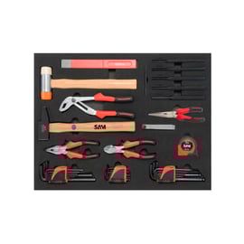 Servante SERVI-630 avec 6 tiroirs CPP200 avec composition de 200 outils