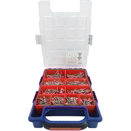 Coffret de 730 Vis panneau particule (Vis Agglo) Tête Fraisée Pozidriv® Inox A2