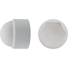 Cache écrou PEBD blanc