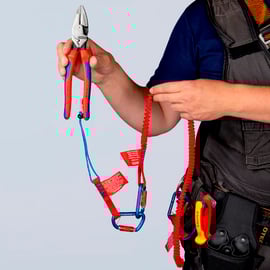 Longe fixation outils système antichute