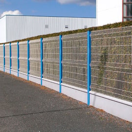 Panneau de soubassement 1/2 chaperon - 0,25 x 2,5 m - gris