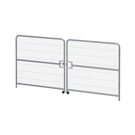 Portail arrondi pivotant - 4,2 x 2 m