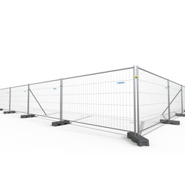 Clôture mobile de chantier M350 - Hauteur : 2 mètres - Longueur : 3,50 mètres