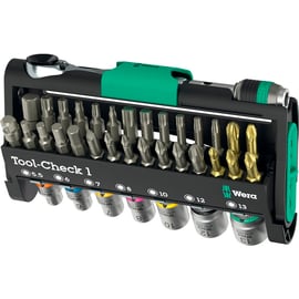 Coffret d'embouts de vissage et douilles Tool-Check 1 - 38 pièces