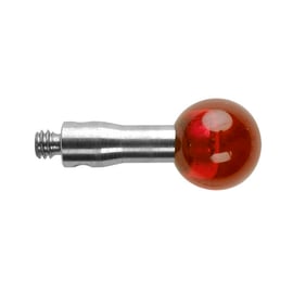 Stylet droit bille rubis tige inox