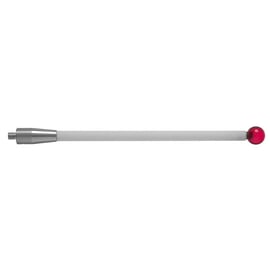 Stylet droit bille rubis tige céramique