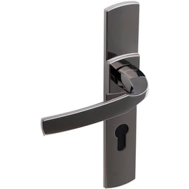 Ensemble palière sur grande plaque ARTIS diamant noir clé I