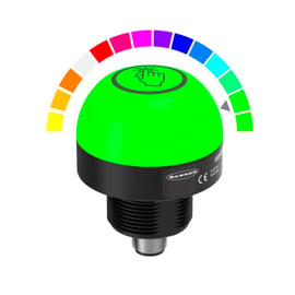 Bouton tactile programmable série K50 PRO Touch - RVB - 50 mm - M12 5 pins - K50PTAMGRY3Q