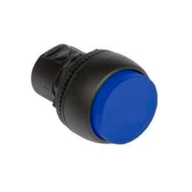 Tête de bouton-poussoir allongée série 800FP-E - plastique - 22,5 mm - bleu - 800FP-E6