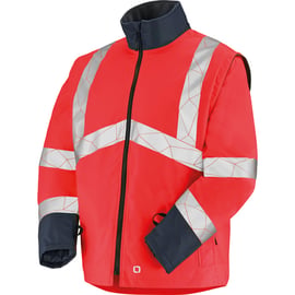 Blouson haute-visibilité 2 en 1 SIRIUS EVO OGT rouge / marine
