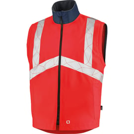 Blouson haute-visibilité 2 en 1 SIRIUS EVO OGT rouge / marine