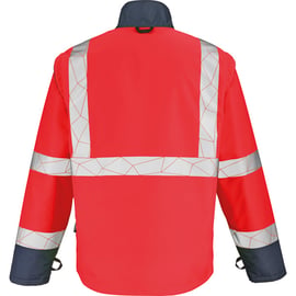 Blouson haute-visibilité 2 en 1 SIRIUS EVO OGT rouge / marine