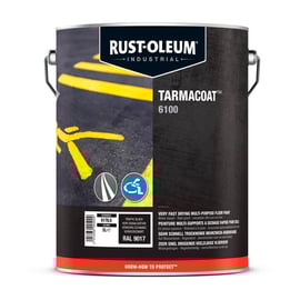 Peinture de sol TARMACOAT - 5 L - noir RAL 9017 - mat