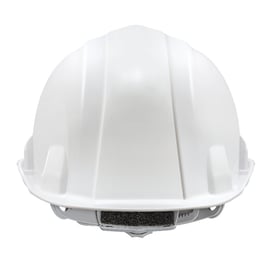 Casque de protection BRENNUS ventilé à crémaillière - blanc