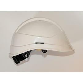 Casque de protection KARA non ventilé visière courte - blanc