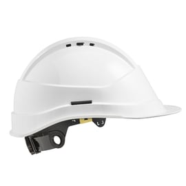 Casque de protection KARA ventilé visière longue - blanc