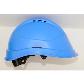 Casque de protection KARA ventilé visière courte - bleu