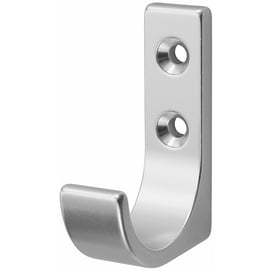 Patère crochet design hauteur 65 mm - aluminium