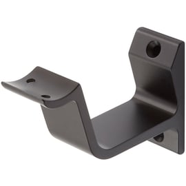 Support de rampe design déport 76 mm socle concave - aluminium