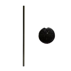 Sachet d'accessoires pour espagnolette PROVENCE à crochets droit noir