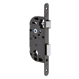 Serrure à larder 1 point NFQC axe 50 mm noir