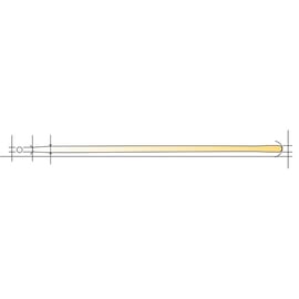 Manche de fourche fumier droit avec douille en frêne - 150 cm