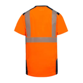 T-shirt haute visibilité BALI orange/marine