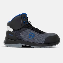 Chaussures hautes BOOSTRAM noires/bleues S3S