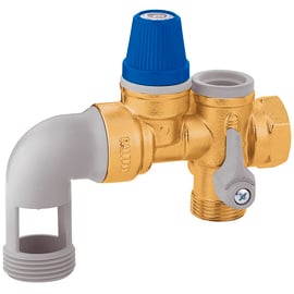 Groupe de sécurité coudé siège inox chromé GS20CLI 3/4"
