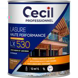 Lasure haute performance LX 530+ - 1 L - chêne ancien