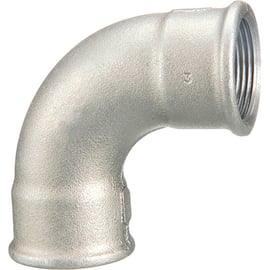 Courbe 90° femelle grand rayon 002 galvanisé