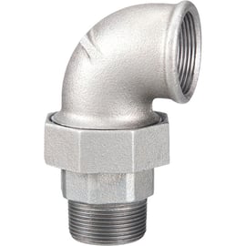 Coude union mâle femelle joint conique 98 galva